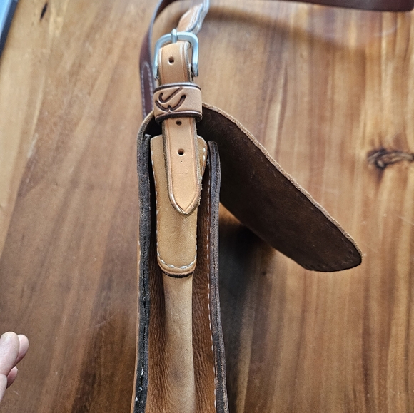 Handmade leather purse - Picture 2 of 3